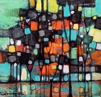 Salman Farooqi, 12 x 12 Inch, Acrylic on Canvas, Landscape Painting, AC-SF-666 Salman Farooqi, 12 x 12 Inch, Acrylic on Canvas, Landscape Painting, AC-SF-666